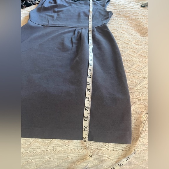 Banana Republic Smoky Blue Stretchy Dress Mid Length Women’s Size 8 - Picture 14 of 16